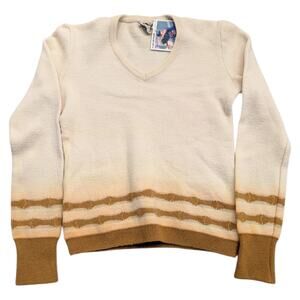 60s Valentino V-neck Pullover Wool Sweater